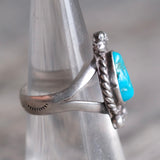 Vintage Sterling Turquoise Ring 6