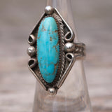 Vintage Sterling Turquoise Ring 6