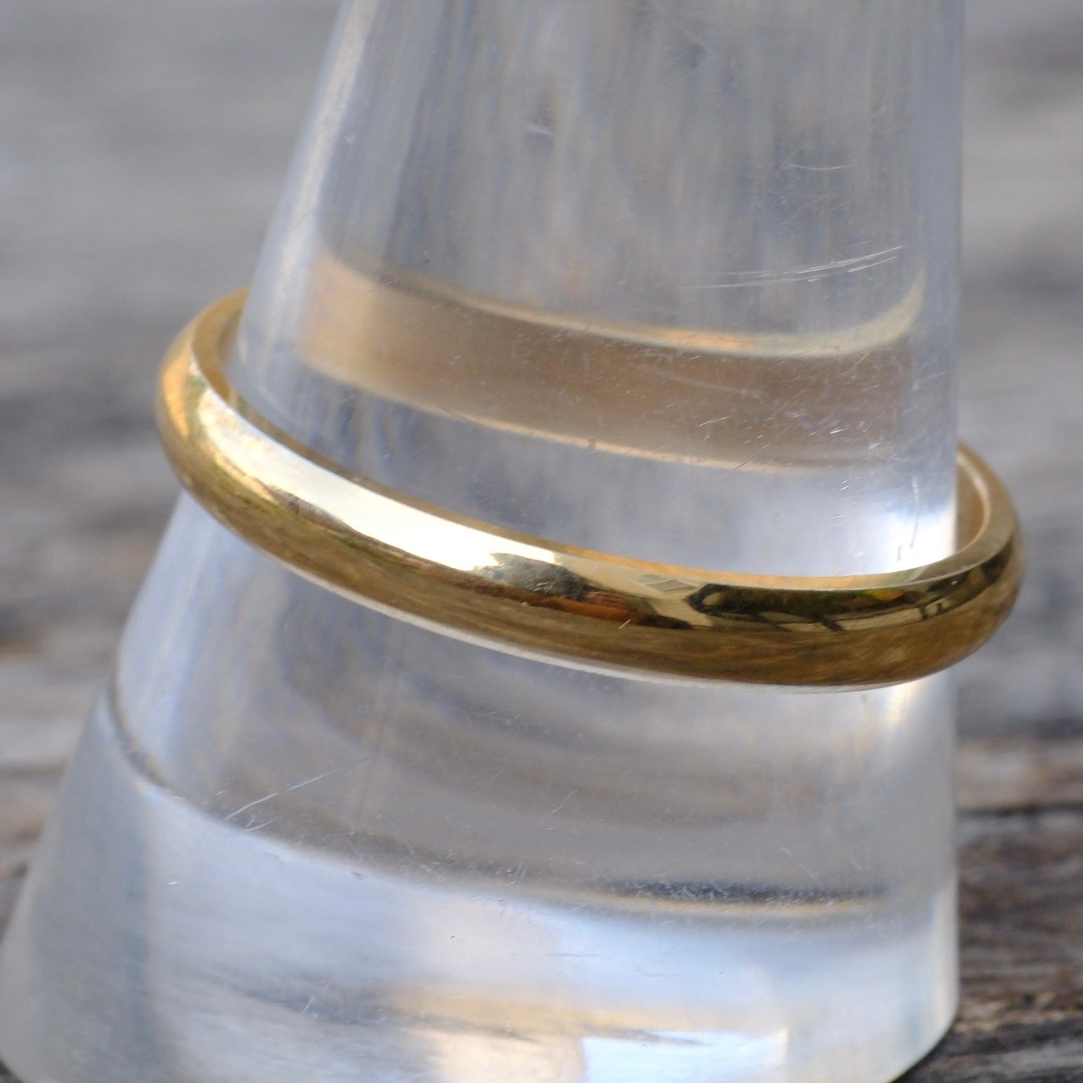 Vintage 14K Gold Band Ring 10.75