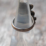 Vintage Sterling Turquoise Ring 4.5