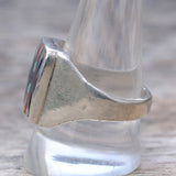 Vintage Sterling Zuni Inlay Dishta Ring 11