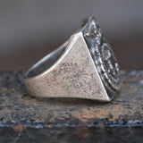 Vintage Sterling FFA Signet Ring 7.5