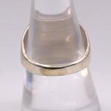 Vintage Sterling Turquoise Stamped Band Ring 8.75