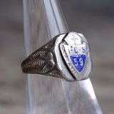 Vintage Sterling 1959 Signet Ring 5.5