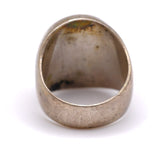 Vintage Sterling Tigers Eye Signet Ring 10.25