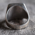 Vintage Sterling Multistone Inlay Ring 11.25