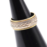 Vintage Sterling Silver Engraved Band 6.5