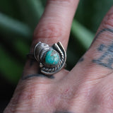 Vintage Sterling Turquoise Ring 7