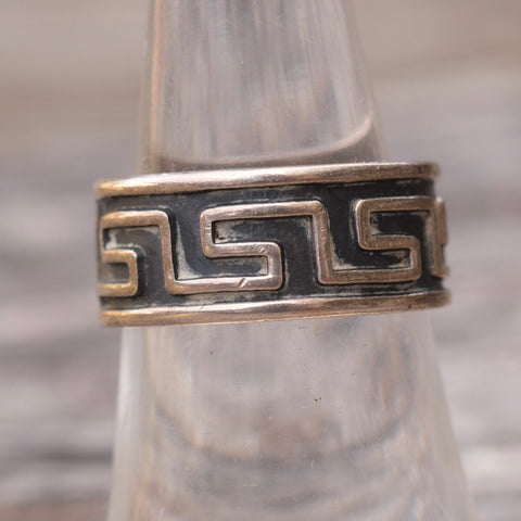 Vintage Sterling Silver Band 7
