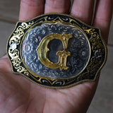 Vintage G Initial Belt Buckle