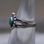 Vintage Sterling Turquoise Ring 3.75