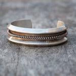 Vintage Thick Sterling Mens Cuff