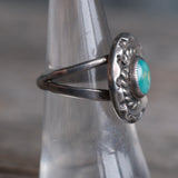 Vintage Sterling Turquoise Ring 6.25