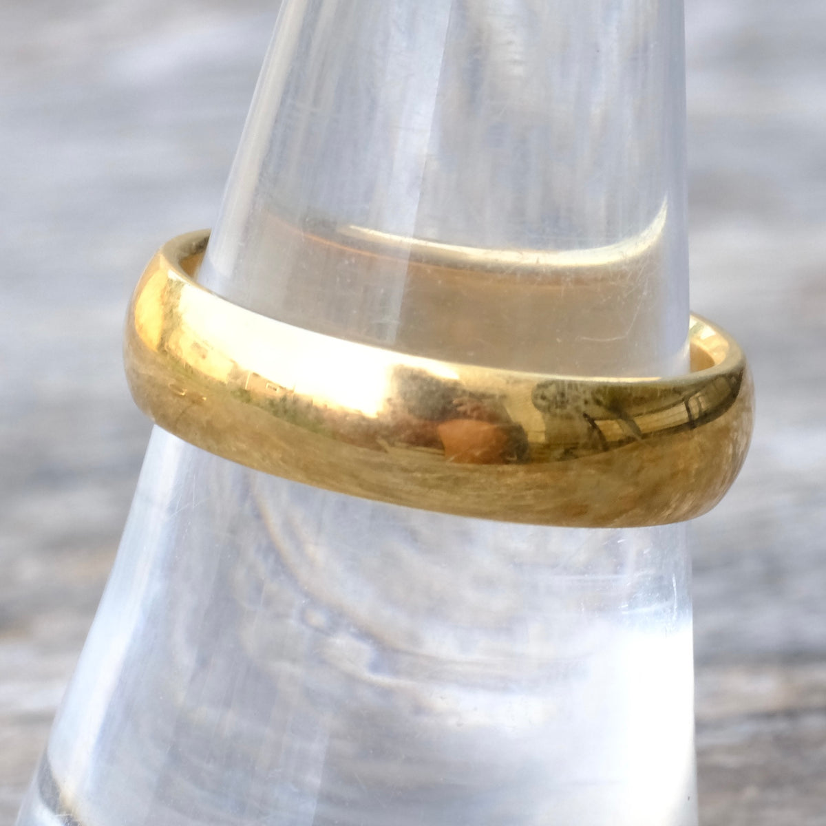 Vintage 14K Gold Band Ring 7.75
