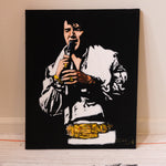 Vintage Elvis Velvet Painting