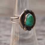 Vintage Sterling Turquoise Ring 5.75