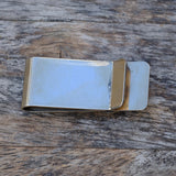 Vintage Turquoise Feather Money Clip