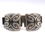Vintage Sterling Silver Butterfly Watch Band