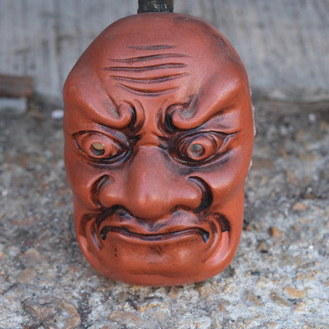 Antique Japanese Clay Mask