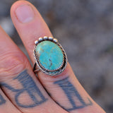Vintage Sterling Turquoise Ring 5