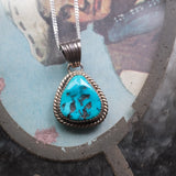 Vintage Sterling Turquoise Necklace