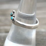 Vintage Sterling Turquoise Band 7.5