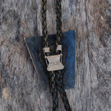 Vintage Sterling Zuni Inlay Bolo Tie