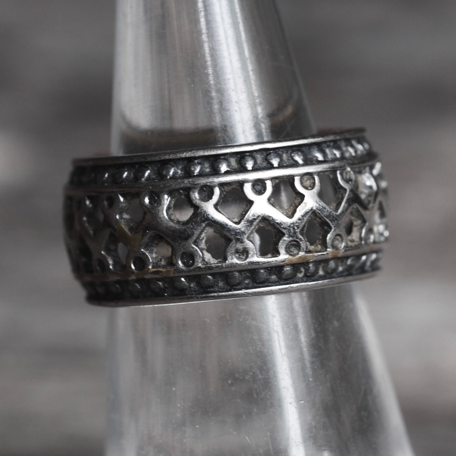 Vintage Sterling Silver Band Ring 6