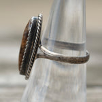 Vintage Sterling Tigers Eye Ring 7