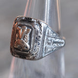 Vintage Sterling Class Ring 5.5