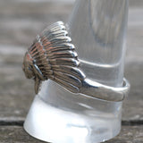 Vintage Sterling Silver Big Chief Ring 11.25