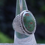 Vintage Sterling Royston Turquoise Ring 6.5