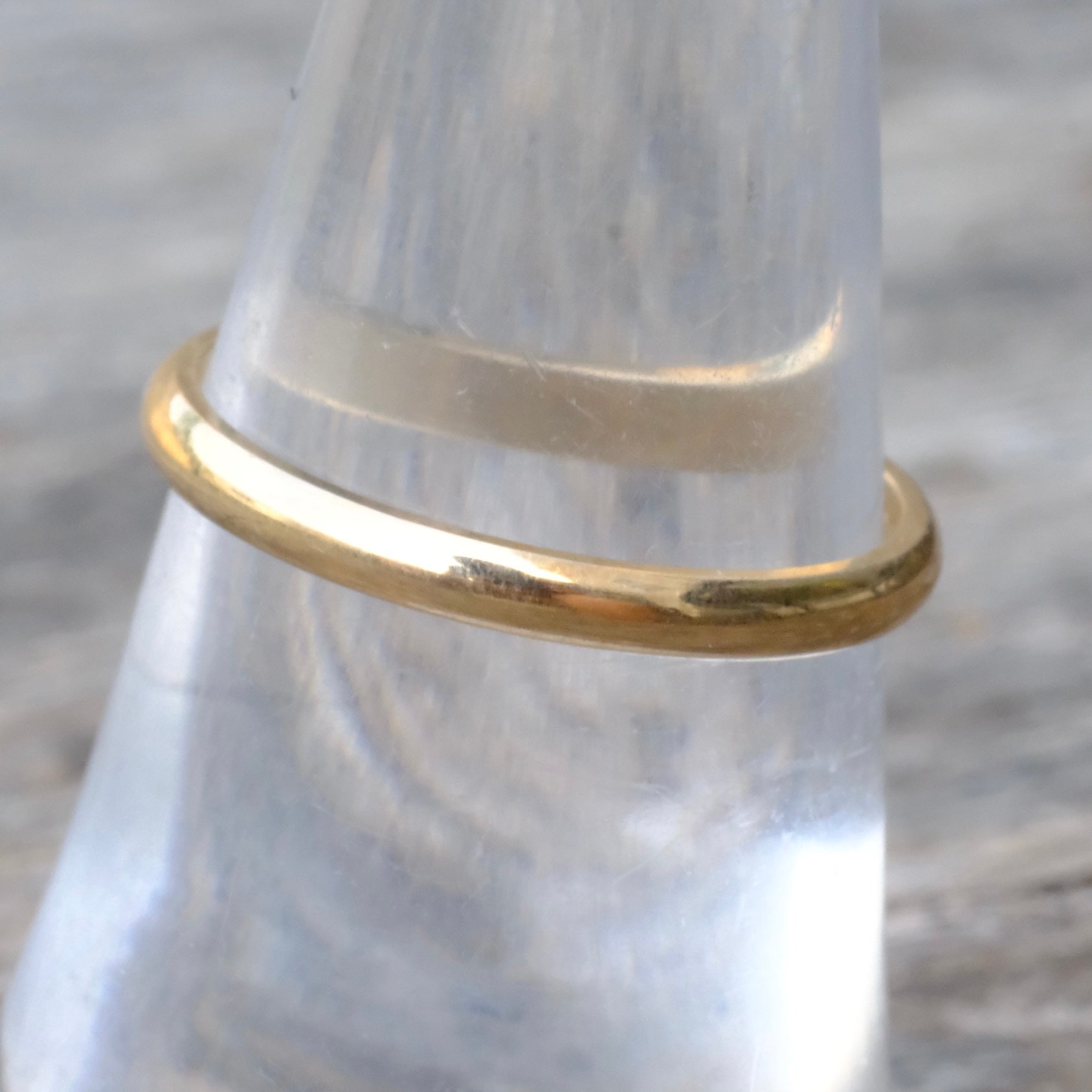 Vintage 14K Gold Band Ring 6.75