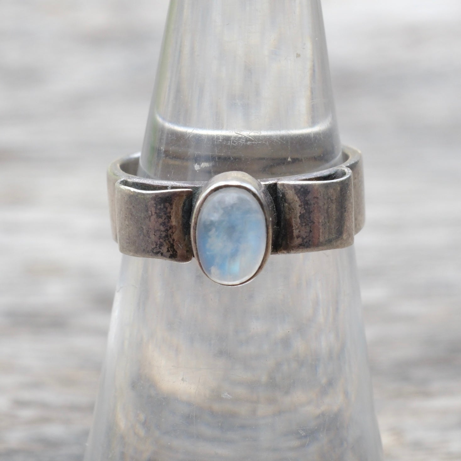 Vintage Sterling Labradorite Ring 5.75