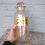 Antique Ac. Oxalic Large Apothecary Jar