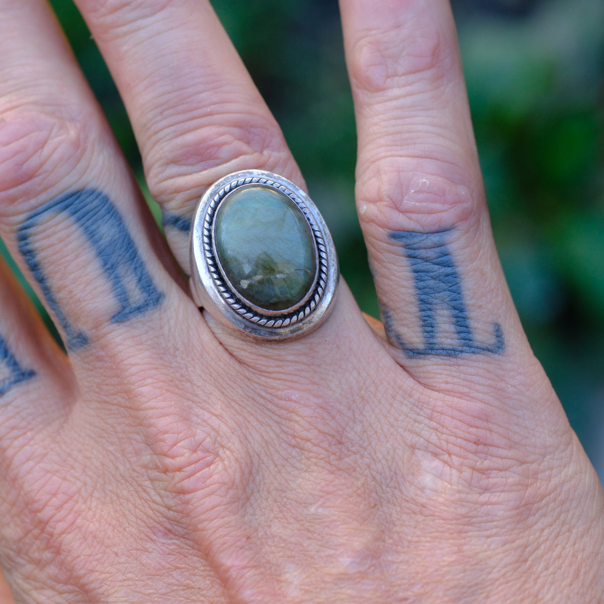 Vintage Sterling Tigers Eye Ring 8