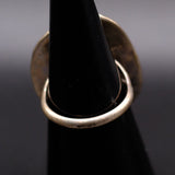 Vintage Sterling Turquoise Roper Ring 6.75