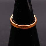 Vintage Copper Turquoise Thunderbird Ring 6.5