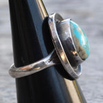 Vintage Sterling Turquoise Ring 7.5