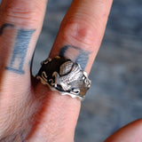 Vintage Sterling Eagle Ring 13