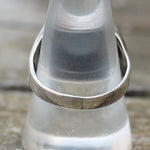 Vintage Sterling Hematite Signet Ring 9.25