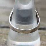 Vintage Sterling Hematite Signet Ring 9.25