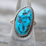 Vintage Sterling Turquoise Ring 6