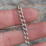 Vintage Sterling Silver Curb Bracelet