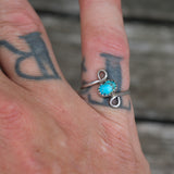 Vintage Sterling Turquoise Ring 6