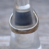 Vintage Sterling Onyx Signet Ring 7.75