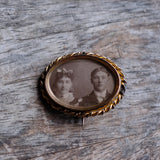 Vintage 1900's Memorial Brooch