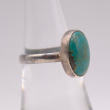 Vintage Sterling Turquoise Ring 6.25