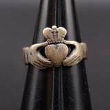 Vintage Sterling Silver Claddagh Ring 6