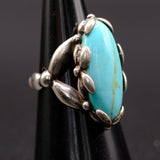 Vintage Sterling Turquoise Ring 6